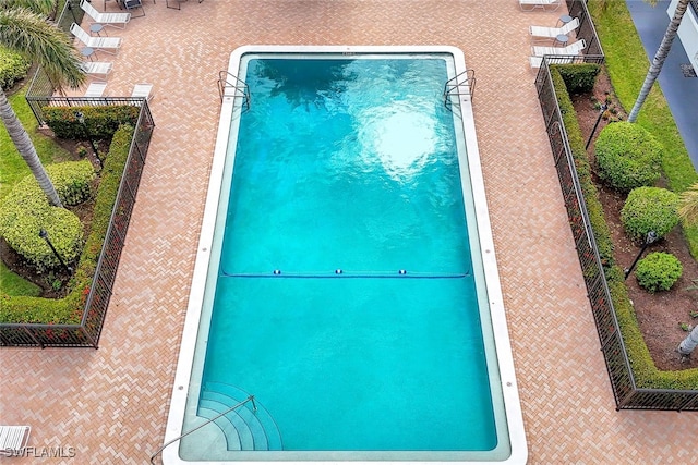 view of pool