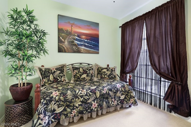 bedroom featuring carpet floors