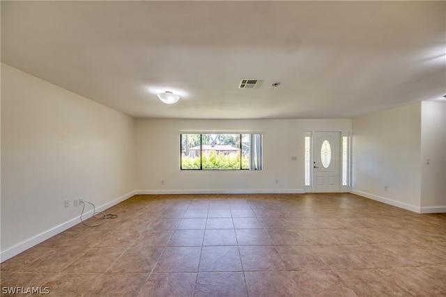 view of tiled empty room