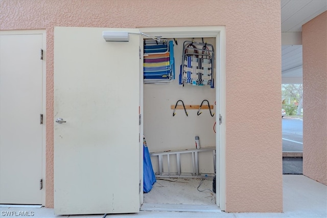 view of closet