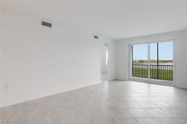 view of tiled empty room