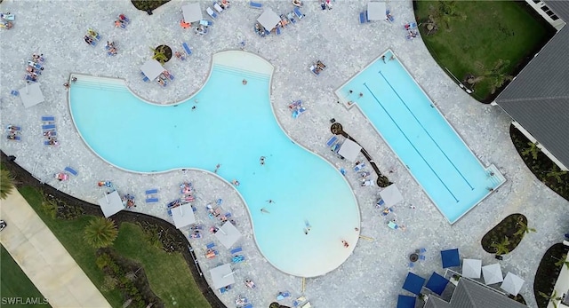 drone / aerial view
