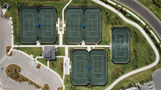 drone / aerial view