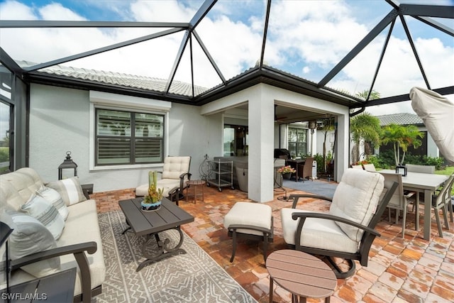 sunroom featuring a healthy amount of sunlight