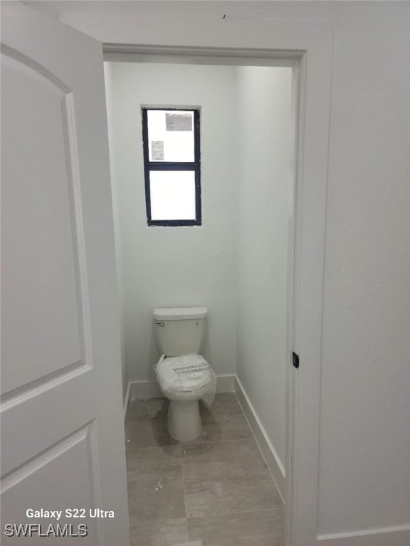 bathroom featuring toilet