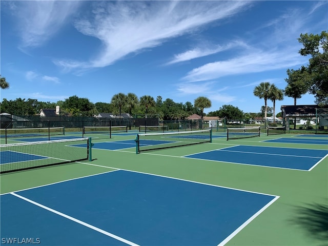 view of sport court