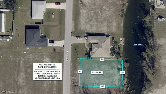 1127 NW 20th Pl, Cape Coral FL, 33993 land for sale