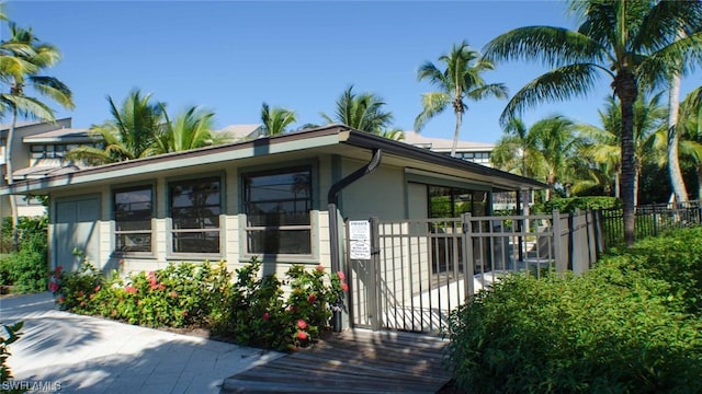 view of front of home