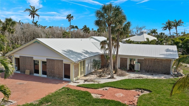 view of rear view of property