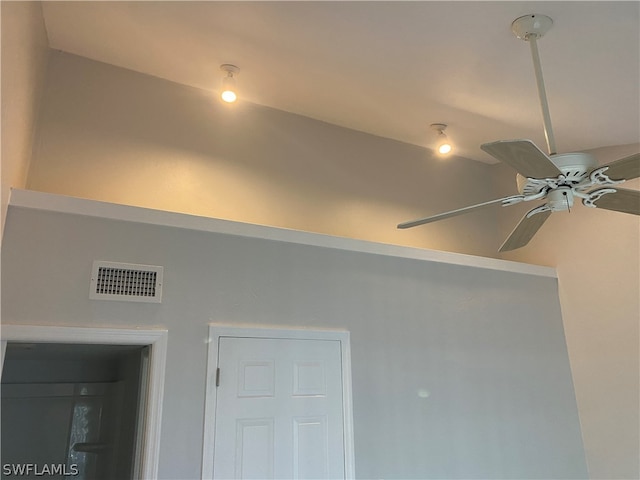 details with ceiling fan