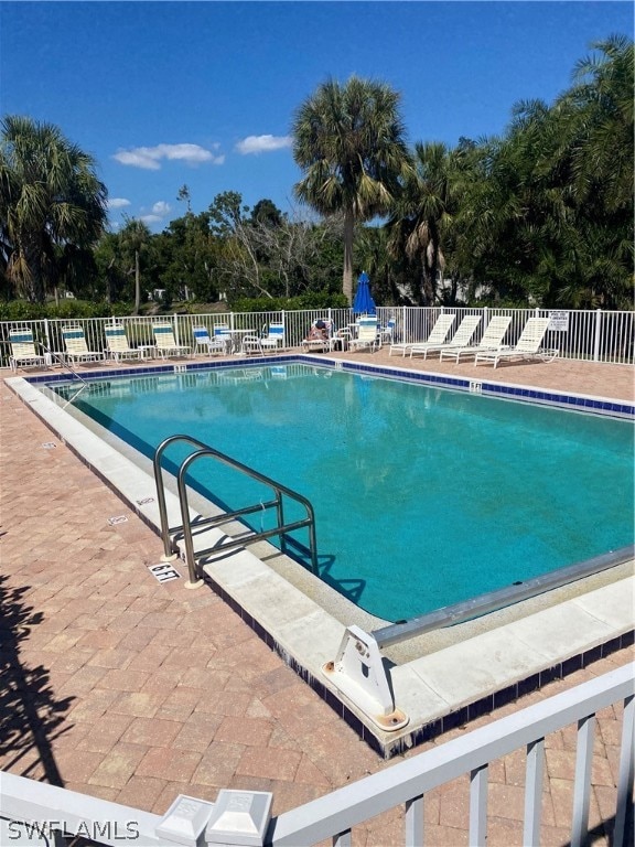 view of pool