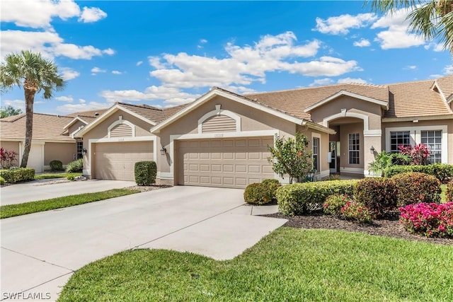 ranch-style house with a garage