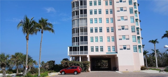 view of property