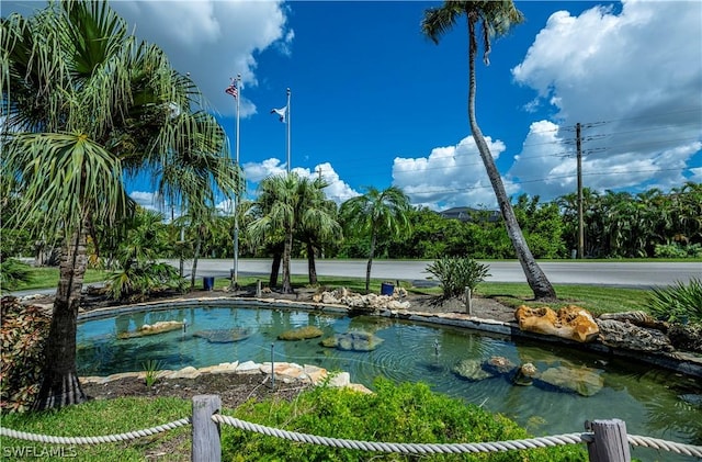 view of pool