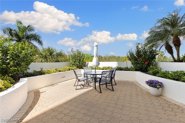 view of patio