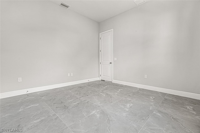 view of tiled empty room