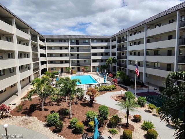 view of pool