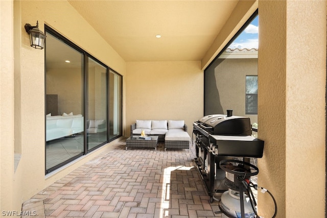 view of patio / terrace with outdoor lounge area