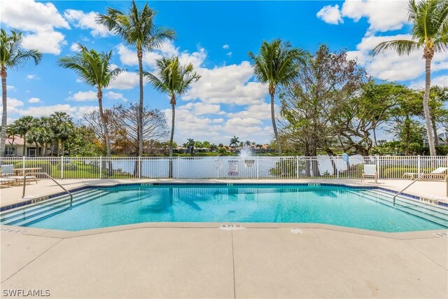 view of pool