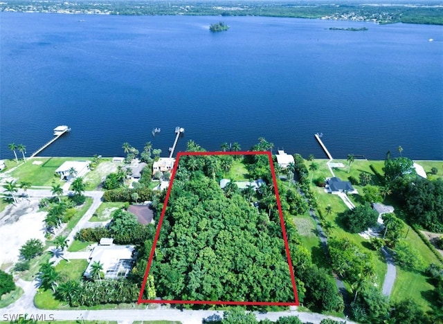 4355 Cypress Ln, Fort Myers, FL 33905 - aerial view with a water view