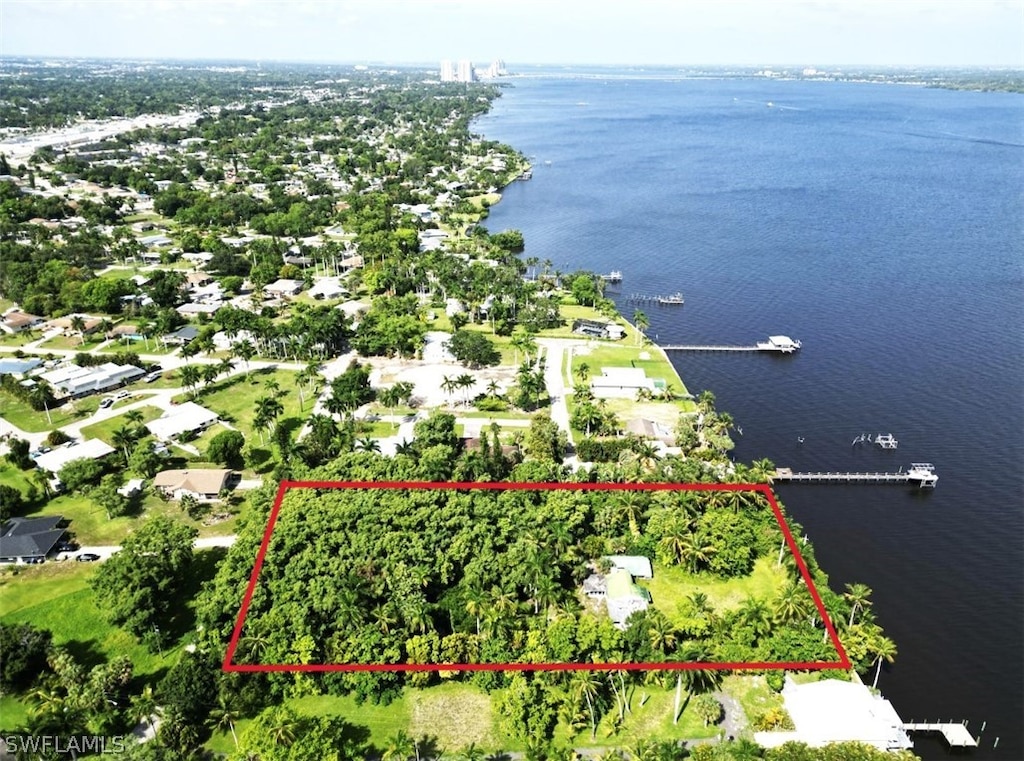4355 Cypress Ln, Fort Myers, FL 33905 - bird's eye view featuring a water view