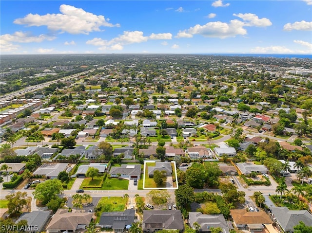 view of aerial view