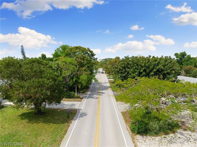 view of road