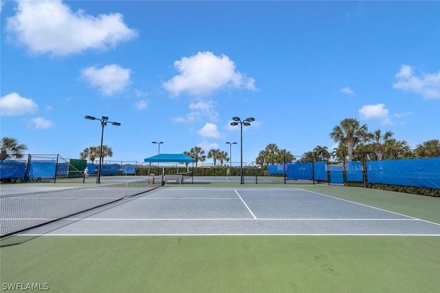 view of sport court