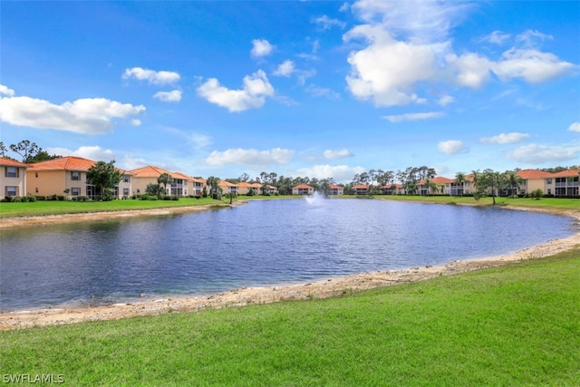 view of water feature