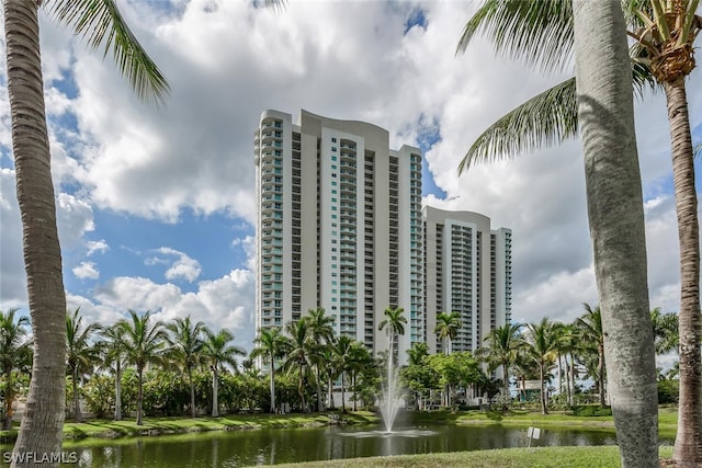 view of property featuring a water view