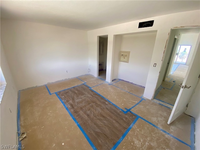 unfurnished bedroom featuring a closet