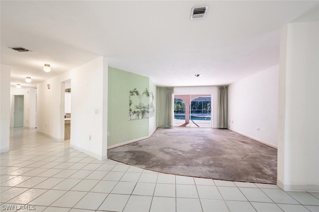 view of tiled empty room