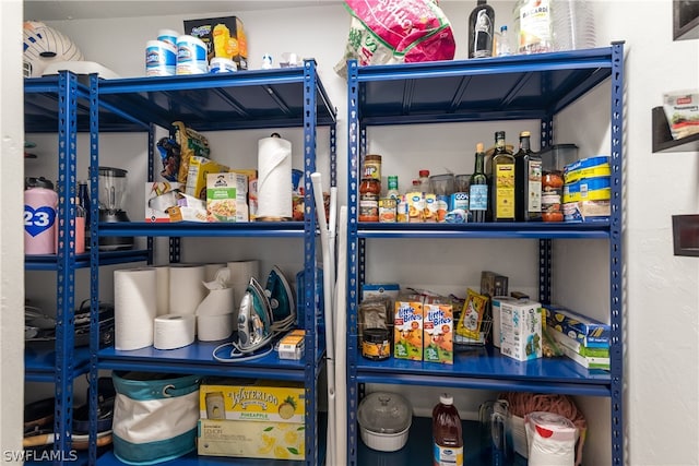 view of pantry