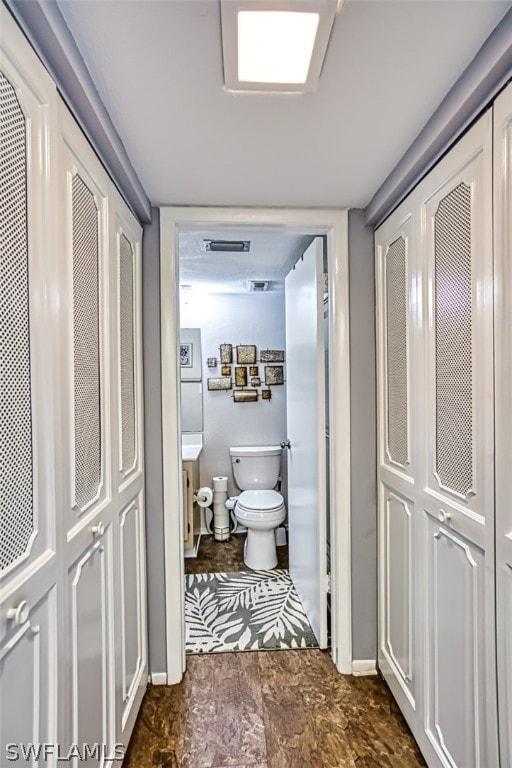 bathroom featuring toilet