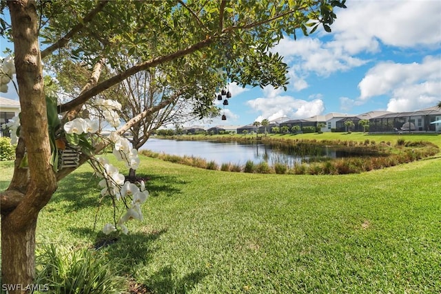 view of water feature