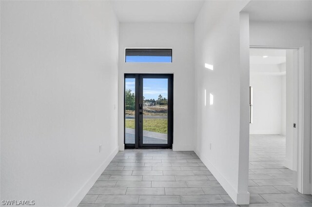 view of foyer entrance