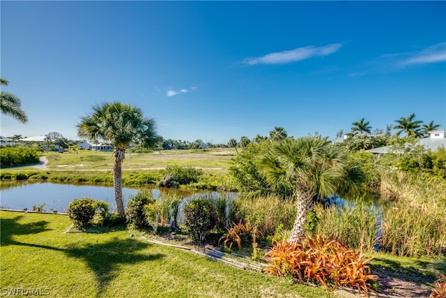 view of water feature