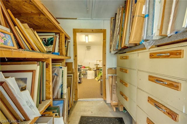 view of storage room