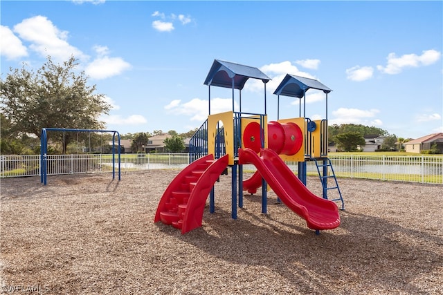 view of jungle gym