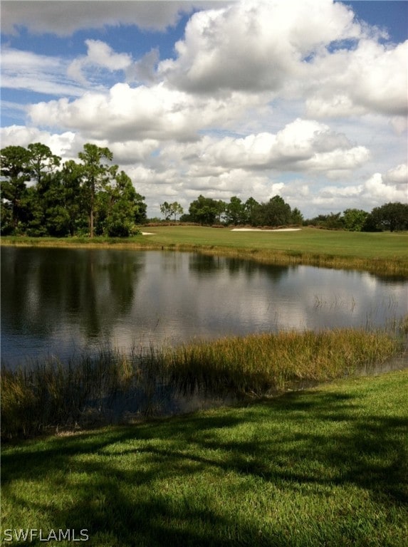 view of water feature