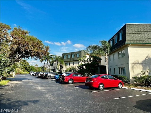 view of uncovered parking lot