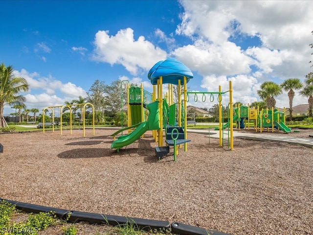 view of jungle gym