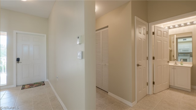 14541 Legends Blvd N Unit 206, Fort Myers, FL 33912 - foyer with light tile patterned floors