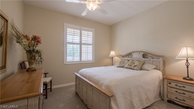 14541 Legends Blvd N Unit 206, Fort Myers, FL 33912 - bedroom with light carpet and ceiling fan
