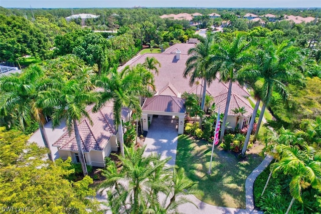 view of birds eye view of property