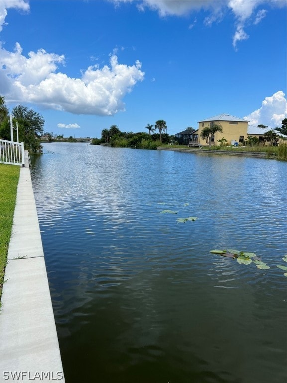 view of water feature