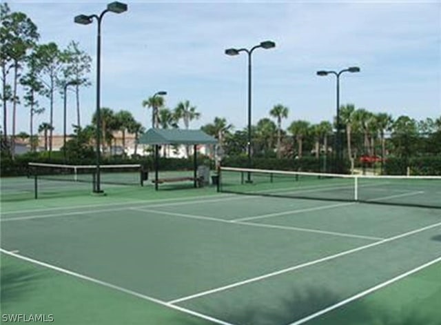 view of sport court