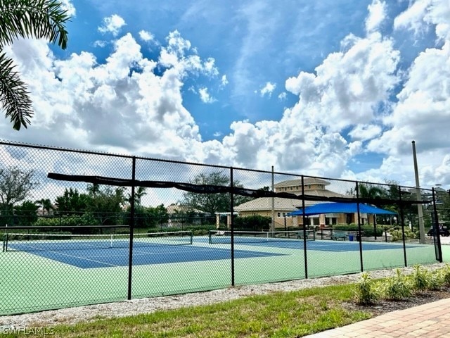 view of sport court