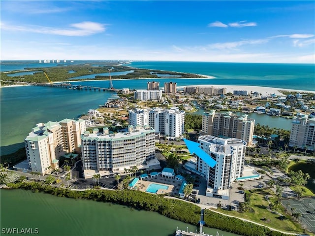 4142 Bay Beach Ln Unit 206, Fort Myers Beach, FL 33931 - view of urban area featuring a nearby body of water and a notable bridge