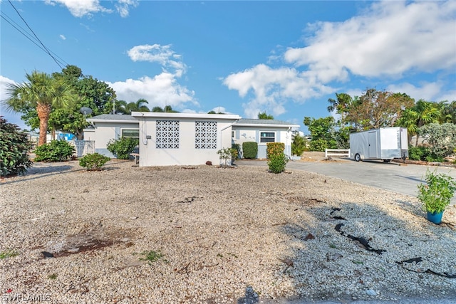 view of front of home